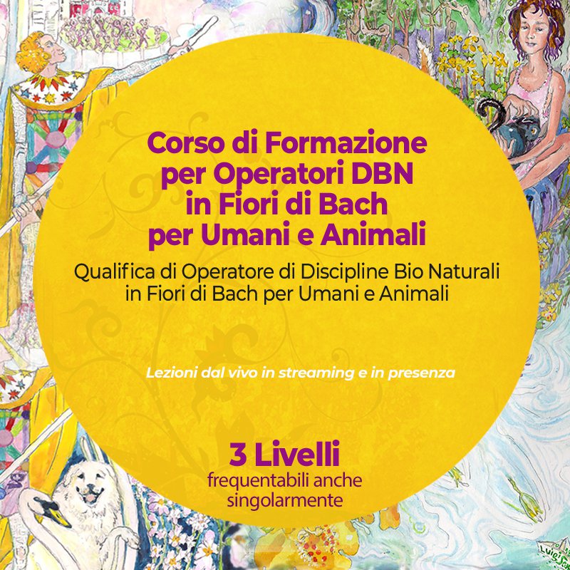 Corso di Formazione Fiori di Bach per Umani e Animali